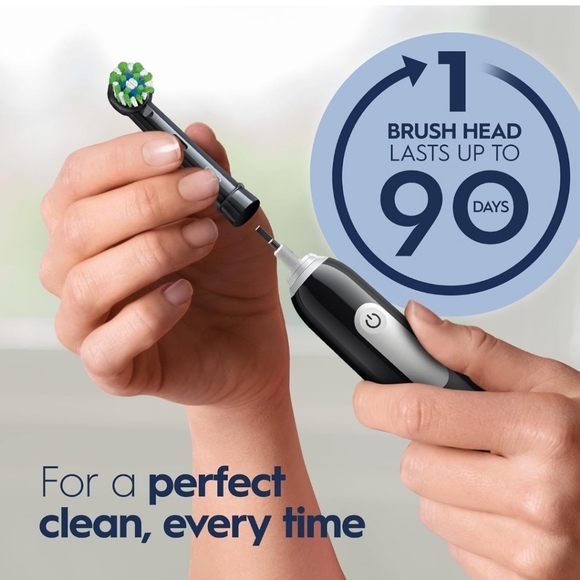 Oral-B Pro 1000 Rechargeable Electric Toothbrush, Black - Picture 6 of 10